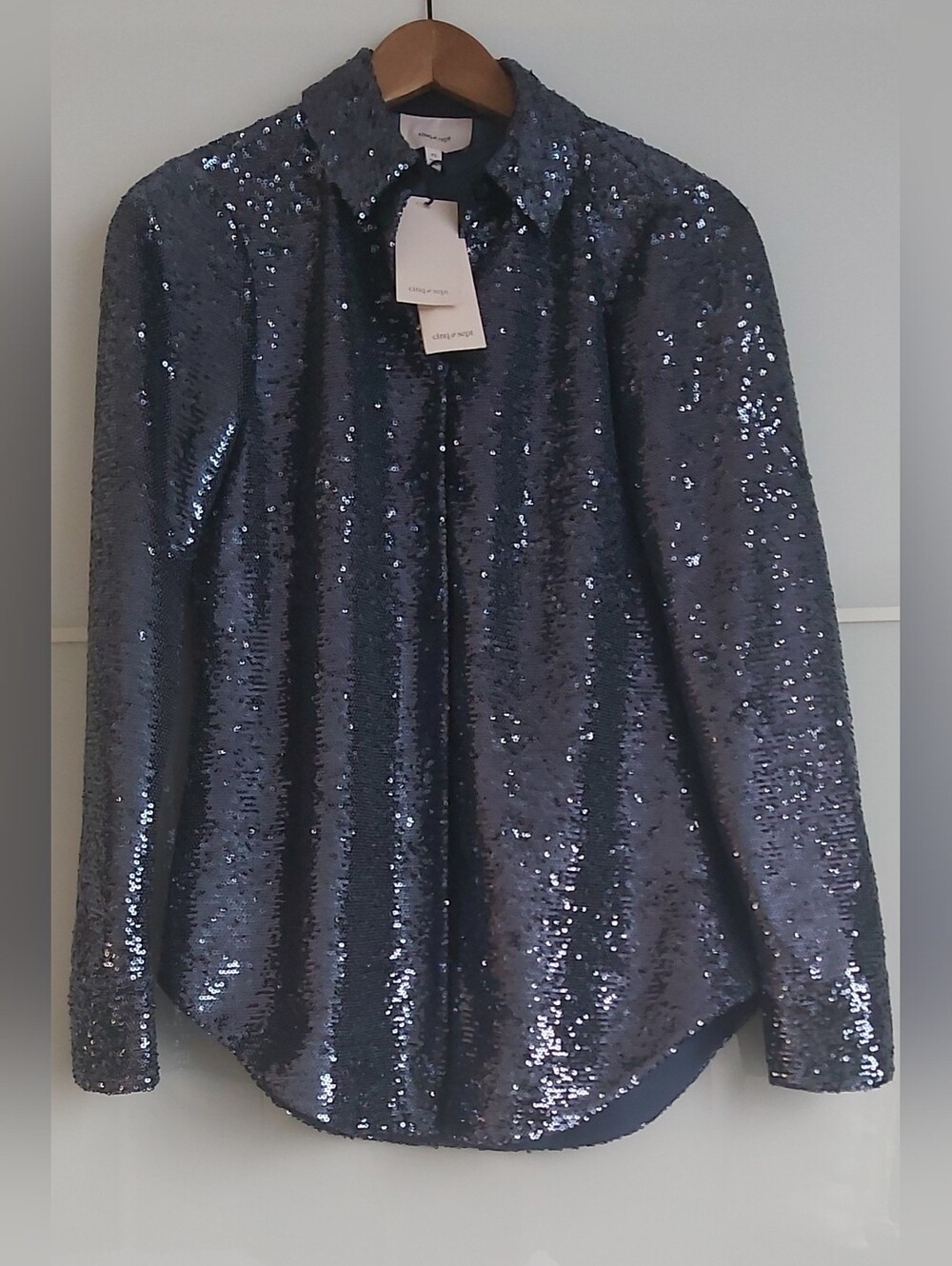 Cinq @ Sept Sequin Women's Shirt